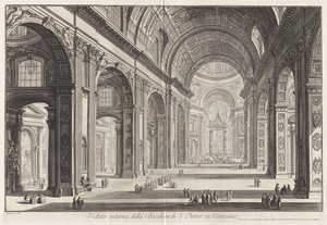 Interior View of the Basilica of Saint Peter