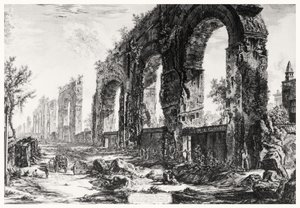 View of the Aqueduct of Nero, from the 