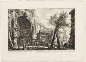 View of the Arch of Titus, from Vedute di Roma