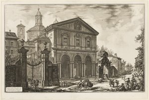 View of the Basilica of San Sebastiano fuori delle mura on the Appian Way, from Views of Rome