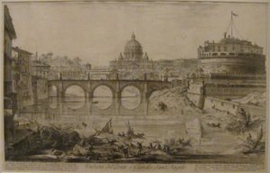 View of the Bridge and the Castel Sant