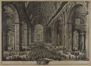 View of the Interior of St. Peter