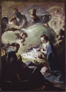 Nativity with the Almighty and the Holy Spirit