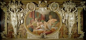 Danae, Decorative Scheme in the Gallery of Francis I (detail) by Giovanni Battista Rosso Fiorentino