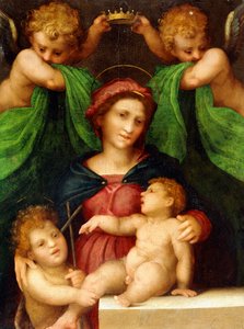 The Madonna and Child with the Infant Saint John the Baptist and two Angels