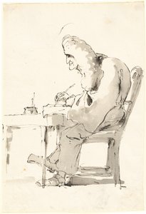 A Venetian Lawyer at His Desk