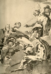 Apollo, the Muses and Chronos by Giovanni Battista Tiepolo