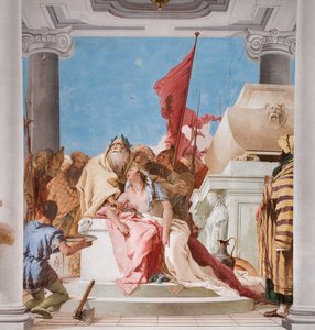 Detail from The Sacrifice of Iphigenia from the Entrance Hall in the Palazzina