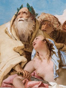Calchas and Iphigenia from The Sacrifice of Iphigenia (detail)