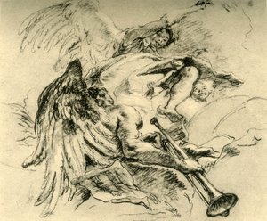 Group of Angels, c1754, 1928 by Giovanni Battista Tiepolo