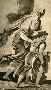 Hagar and Ishmael, mid 18th century, 1928