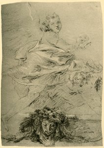 Hovering Genius by Giovanni Battista Tiepolo