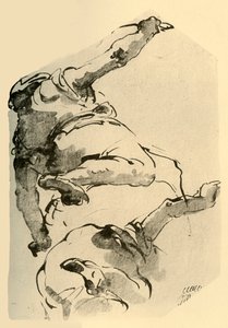 Kneeling Figure, Seen from Behind, 1743-1744, 1928