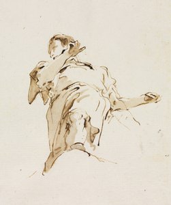 Male(?) Figure Seen from Below
