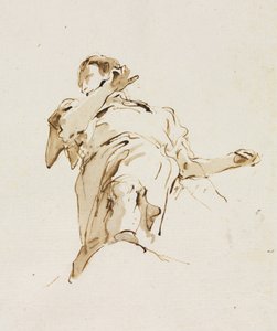 Male Figure Seen from Below, c. 1740s
