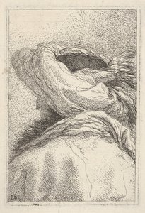 Man in a Turban, Depicted in Bust Length Format from Behind in Three-Quarters View, ca. 1770