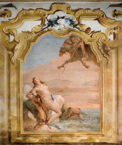 Ruggero Freeing Angelica from the Room of Orlando Furioso in the Palazzina