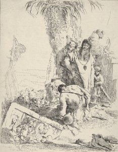 Shepherd with Two Magicians, from the Scherzi, ca. 1743-57