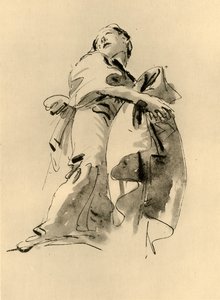 Woman Bending to the Right but Looking Up