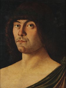 Portrait of a Humanist - Portrait of the Poet Raffaele Zovenzoni by Giovanni Bellini