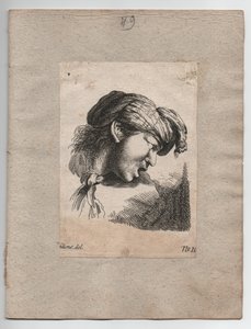 Turkish head with scarf