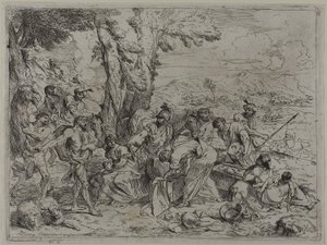 Laban Searching for Family Idols among the Possessions of Joseph by Giovanni Benedetto Castiglione
