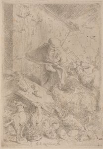 Noah and the Animals Entering the Ark by Giovanni Benedetto Castiglione
