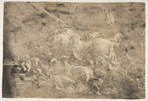 Noah and the Animals Entering the Ark, 1650-55 by Giovanni Benedetto Castiglione