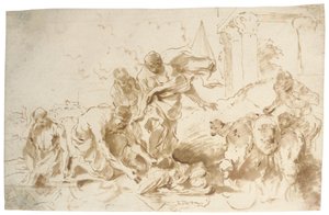 The Finding of Moses by Giovanni Benedetto Castiglione