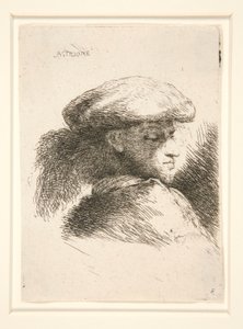 Young Man Seen Almost in Full Profile and Turned to Right (from the series Les petites tetes)