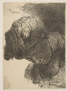 Young Man with His Head Lowered, ca. 1645-1650 by Giovanni Benedetto Castiglione