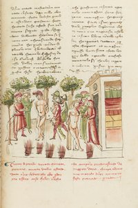 Decameron, The Young Captive - Restituta Bolgaro and Giari di Procida at the pillory, Fifth day, story 6