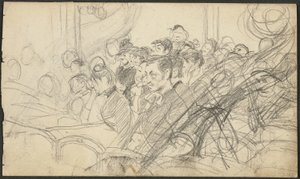 Audience at a Parisian Theatre I
