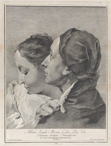 A Young Man Embracing a Girl by Giovanni Cattini