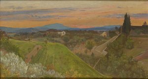 View of Monte Amiata, Tuscany, c1880