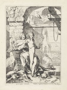 Icarus Receiving His Wings from Daedalus