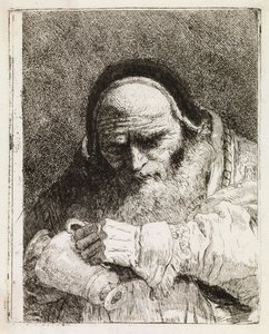A Pope Holding a Jug by Giovanni Domenico Tiepolo