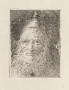 Bearded Old Man with a Hat, from the Collection of Heads by Giovanni Domenico Tiepolo