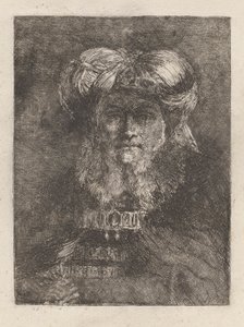 Old Man in the Manner of Rembrandt, from the Collection of Heads by Giovanni Domenico Tiepolo