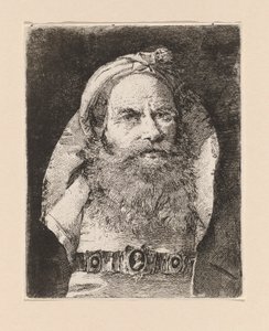 Old Man with Small Turban, from the Collection of Heads by Giovanni Domenico Tiepolo