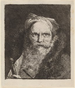 Old Man with a Sword by Giovanni Domenico Tiepolo