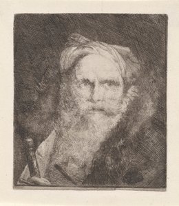 Old Man with a Sword, from the Raccolta di Teste (Collection of Heads) by Giovanni Domenico Tiepolo