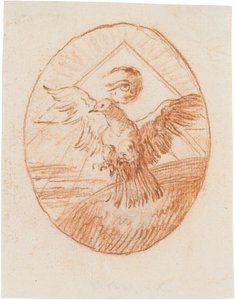 Dove and Eye of God, Symbol of the Holy Spirit by Giovanni Domenico Tiepolo