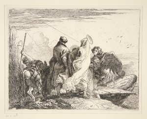 The Holy Family by a River, from the series Idee pittoresche sulla fuga in Egitto (Flight into Egypt)