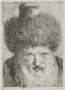 Turk with Fur Hat, from the Raccolta di Teste (Collection of Heads)