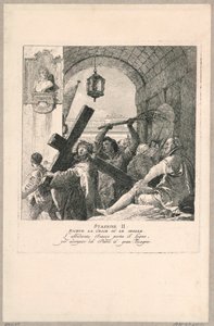 Via crucis - Station II, He Takes the Cross on His Shoulders