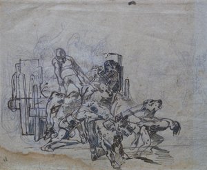 Cart with four oxen