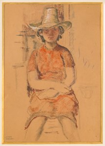 Sitting Girl by Giovanni Forghieri