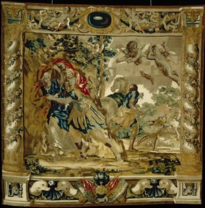 Dido and Aeneas Seek Shelter from a Storm by Giovanni Francesco (1610 62) Romanelli