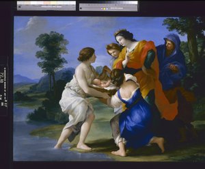 The Finding Of Moses by Giovanni Francesco (1610 62) Romanelli